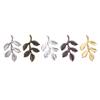 30Pcs/Set Leaf Filigree Wraps Connectors Metal Charm Diy Findings Jewelry Making