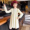 Girls' Knitted Sweater Dress - Stylish Spring & Autumn Fashion for Kids