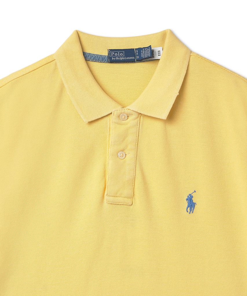 POLO RALPH LAUREN W Classic Fit Mesh Polo Shirt - Cambridge Yellow