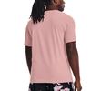 Under Armour Баскетбольная футболка свободного кроя с круглым вырезом и коротким рукавом с принтом, мужская розовая 1372838-676