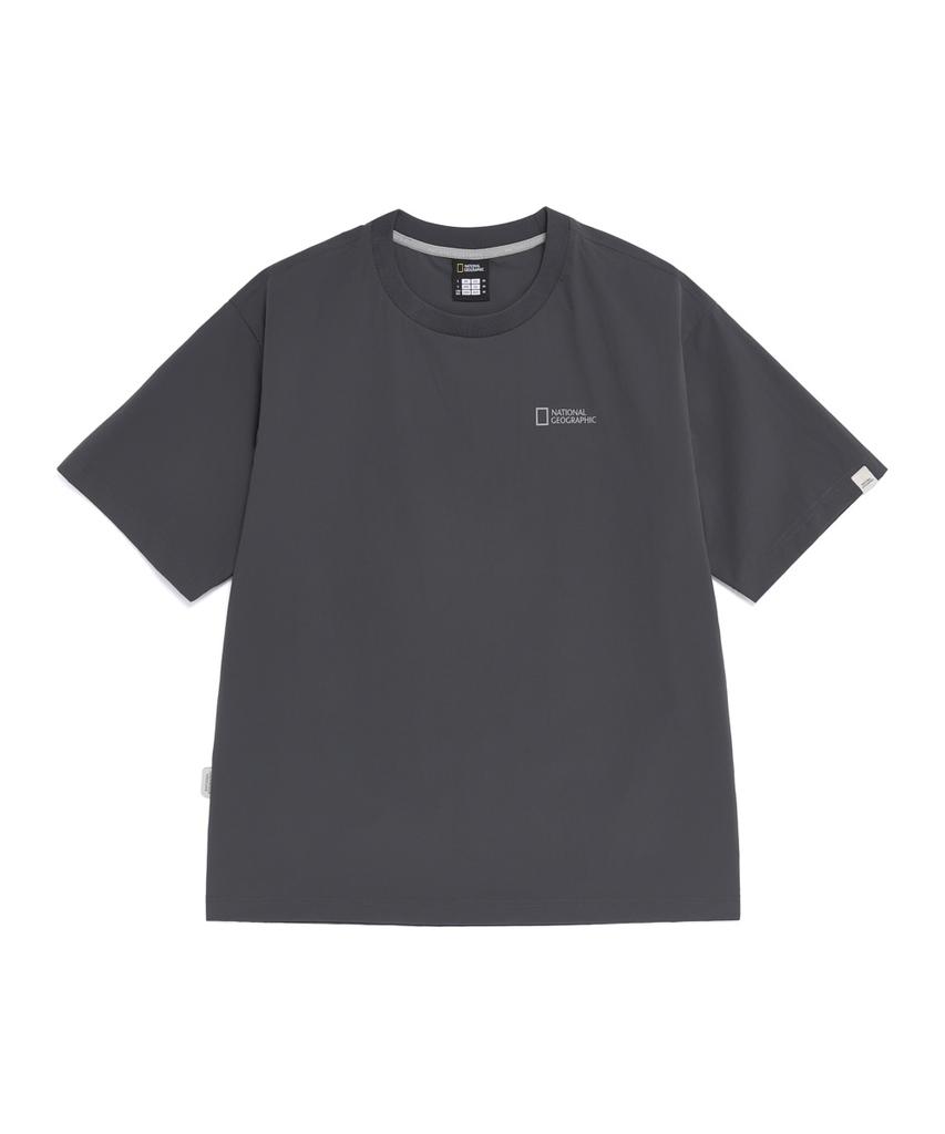 NATIONALGEOGRAPHIC N262Uts141 Freeze Stretch Graphic Short Sleeve T-Shirt Grey