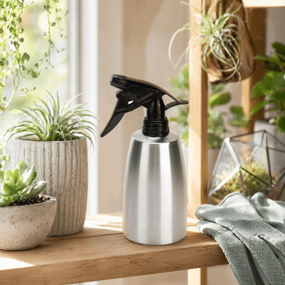 Stainless Steel,ABS Water Spray Bottle Adjustable Nozzle Household Spray Bottle Oil Spraying