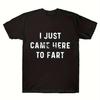 Unique I Love To Fart Graphic Printed Unisexs Tshirt Letters Harajuku Unisex Tshirt Summer Casual Short Sleeved Unisexs Clothing
