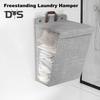 Laundry Storage Bag Clothes Hamper with Lid Dustproof Water Resistant Handle Design Clothes Laundry Basket Wall Hanging Organizer