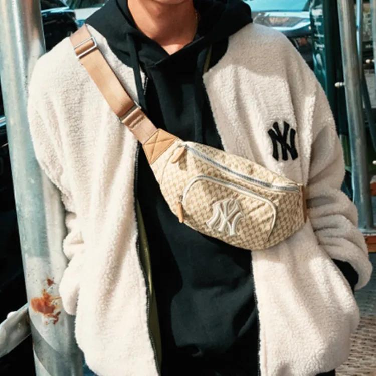 MLB Monogram Polyamide Fanny Pack Regular Unisex Beige (Unisex) Fanny Packs 32BGC9941 50B