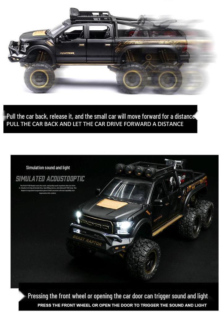 1:28 литых моделей Raptor F150 - Модели внедорожников из сплава для детей