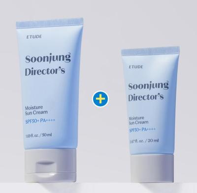 Etude Soonjung Director Увлажняющий солнцезащитный крем SPF50+ PA++++ (50мл + 20мл)