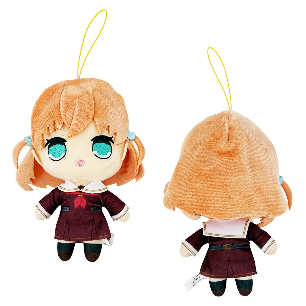 Love Live Хасунозора Академия Девушек Клуб Школьных Идолов Кюрумару Плюшевая Игрушка (1 персонаж, примерно 16 см в высоту) - всего 3 типа. (Кахо (розовые волосы))