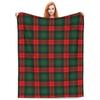 Christmas Red Green Tartan Plaid Checkered Blanket Flannel Textile Decor Xmas Scottish Lumberjack Ultra-Soft Throw Blanket