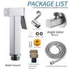 Stainless Steel Bathroom Modern Wall-mounted Shower Bidet Sprayer Brushed Gold Hotel Toilet Use Easy Installation Water Bidet