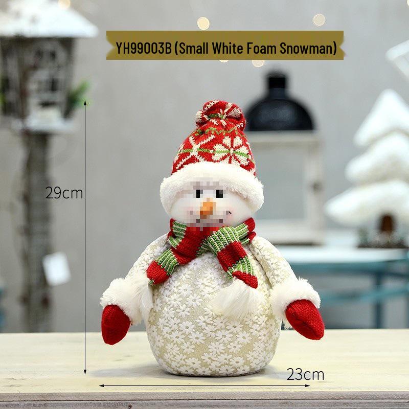 Серия «Рождественская снежинка»: Снеговик, Санта и Олень - Ёлочные игрушки для праздничного декора