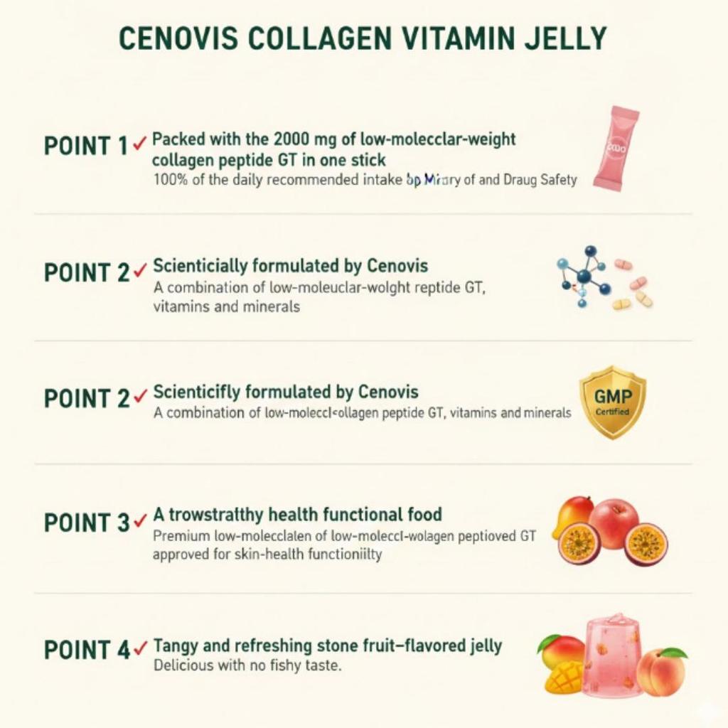 [Cenovis] Коллагеновое витаминное желе 20 г x 7 стиков