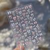 5D Бронзирующий Лазерный Пятиконечная Звезда Наклейки для Ногтей 3D Металлический Эффект Изысканные Цветные Звезды Самоклеящиеся Наклейки для Маникюра Декали DIY
