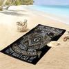 Enigmatic Divine Blueprint beach towel Portable for travel Outdoor camping Absorbent bath towel quick-drying swim towel Outdoor pool towel