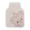 Cute Cartoon Coiled Wire Car Floor Mat Anti Dirt Universal Vehicle Interior Protection Pad