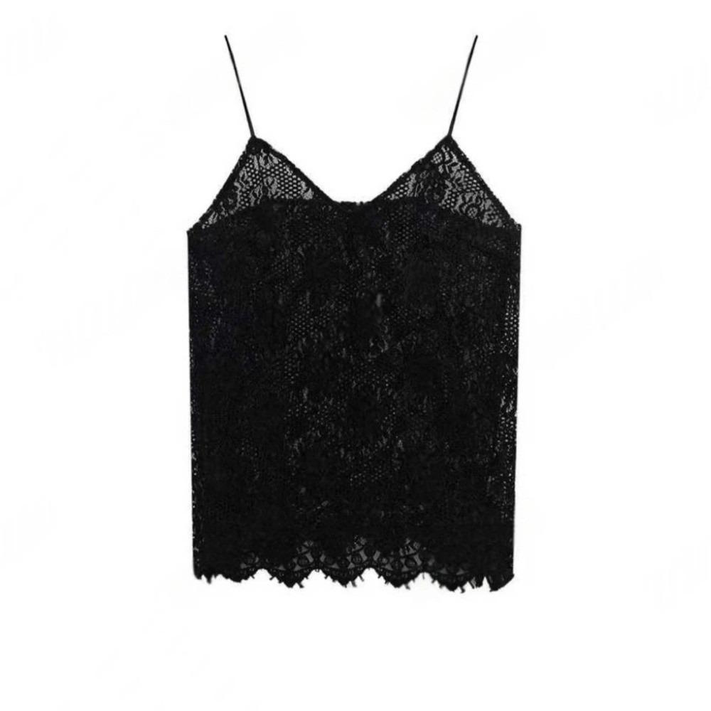 V-neck Lace Underskirt Slips Beach Wear Sling Skirt Petticoat Loose Lace Camisole Skirt Party