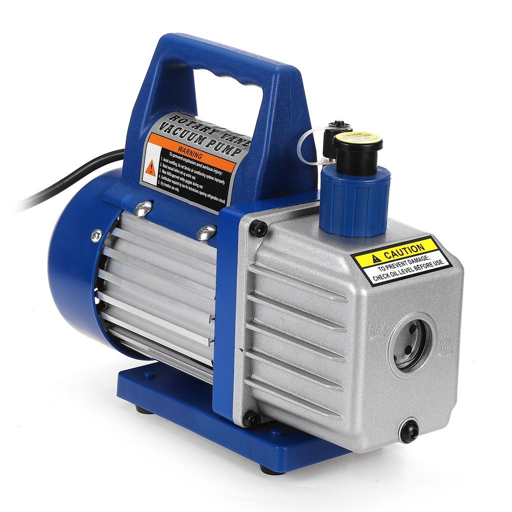 Rs-1 3CFM 1 / 4 л.с. вакуумный насос Воздушный ступенчатый импеллер HVAC AC Пневмоинструмент 220 В 60 Гц 180 Вт 260x110x240 мм