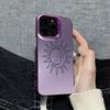 Новый painted чехол "Солнце и Луна" для iPhone 17 16 15 14 13 12 11 Pro/ Max/Plus Защита от падений и ударов Задняя крышка