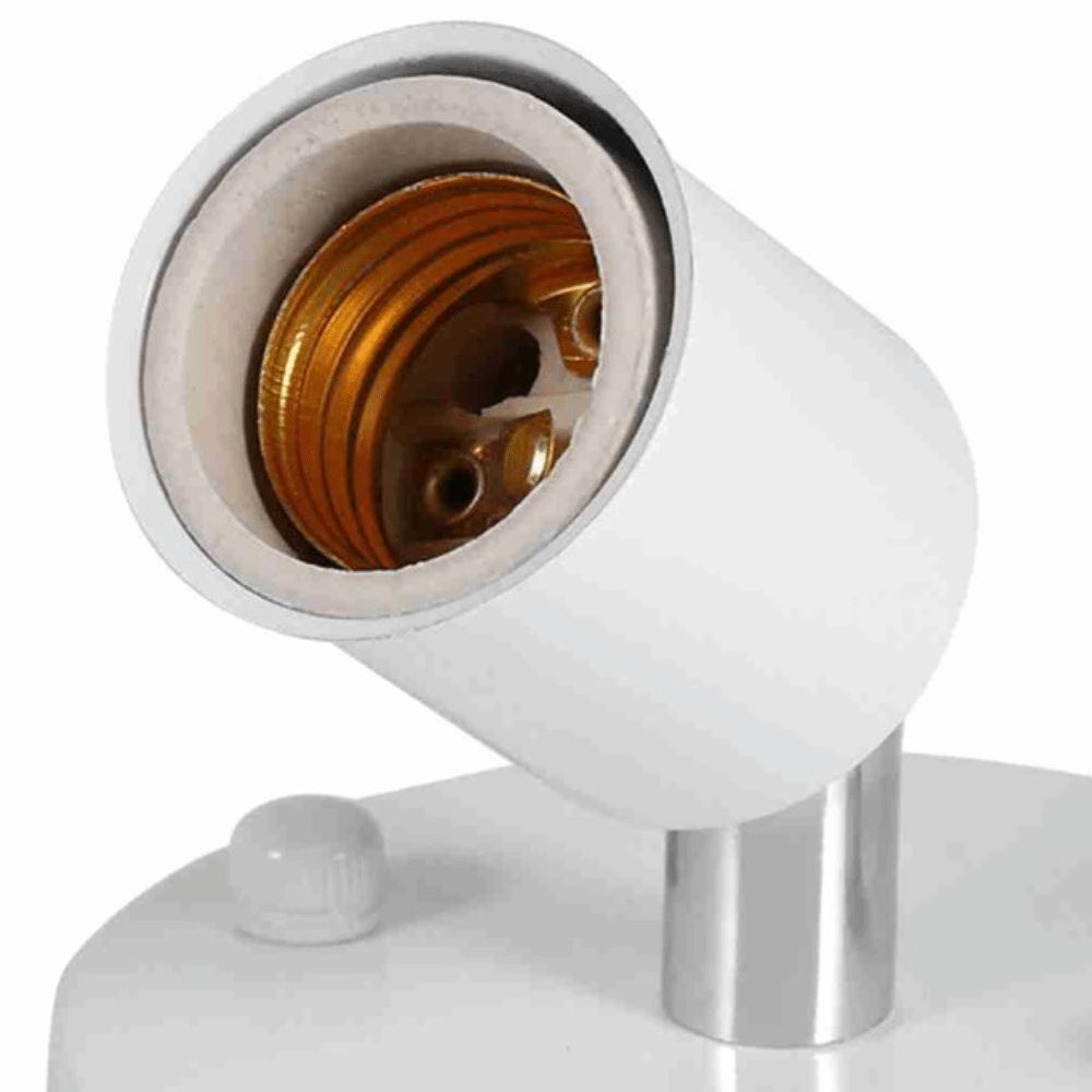 Ceramic Iron Wall Lamp E26E27 Bulb Holder Adjustable Single Socket Corridor Passage
