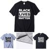 Стильная черная футболка 'Black Lives Matter' против расизма для унисекс, повседневная и удобная