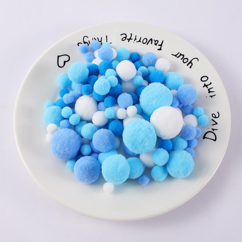 130 шт. свадебный декор клей на тканевые аксессуары макароны помпоны меховые шарики 1 см до 3 см помпоны своими руками мягкие помпоны ремесло