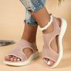 Fashion Women Sandals New Summer 2025 Beach Comfort Casual Sport Shoes Women Comfortable Wedge Platform Sandals Roman Sandals Plus Size