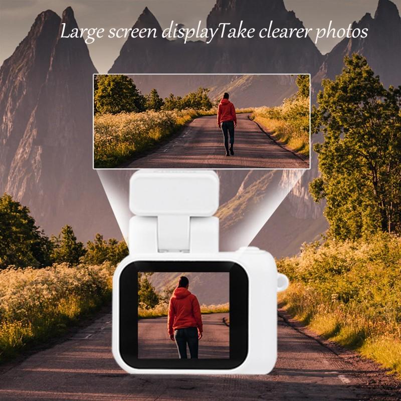 Y4000 Мини камера с экраном HD 1080P Портативная ретро ультракомпактная мини камера видеорегистратор с лампой-вспышкой и док-станцией для аккумулятора