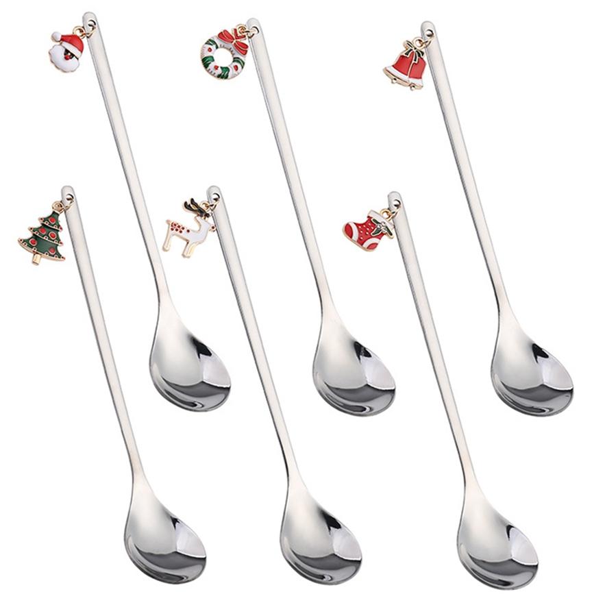 Christmas Gift Small Spoon Pendant Spoon Christmas Spoon Tableware Gift KTY
