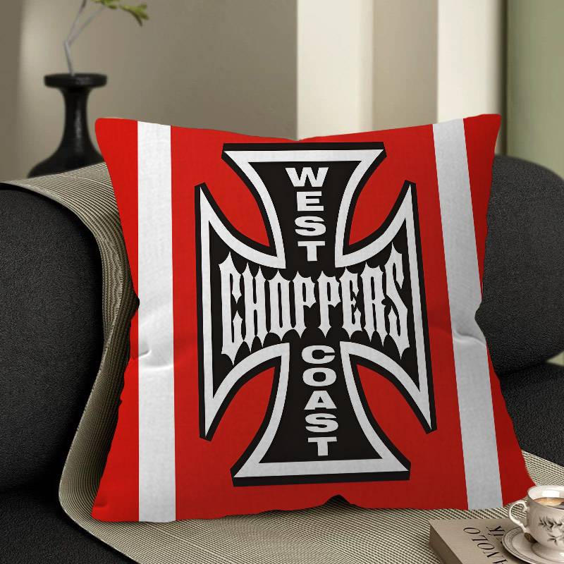 West Coast Choppers Pillowcase Toon Gift Cushion Cover Bedroom Home Sofa Chair Seat Decor Pillow Case