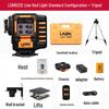 Лазерный уровень Laise Precision 12-плоскостной с зеленой линией и инфракрасной технологией