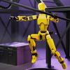 Набор 3D-фигурок с подвижными суставами, напечатанный на 3D-принтере, сборный манекен, полноразмерный робот, игровые фигурки