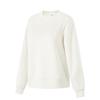 Comfortable Breathable Fleece Casual Sweatshirt Women Tops Champagne-White AWDU638-4