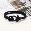 Comfortable Rope Bracelet Adornment Stainless Steel Clasp Decorated Bracelet Couple Wrist Rope Casual Jewelry Gift