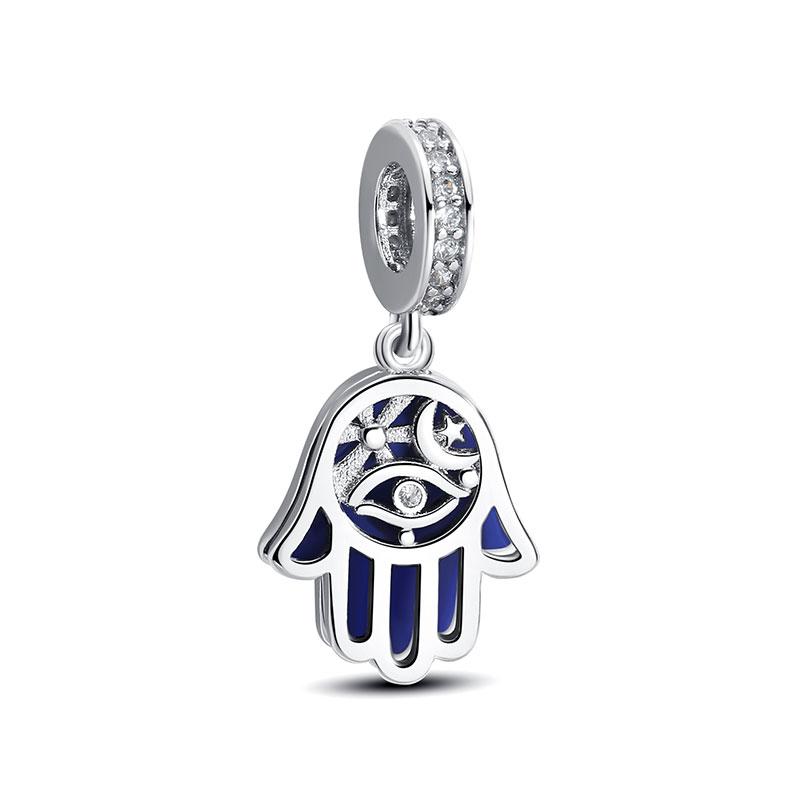 Оригинальные подвески Lucky Horseshoe Clover кулон бусины подходят Pan Brand браслеты ожерелья DIY ювелирные изделия для женщин