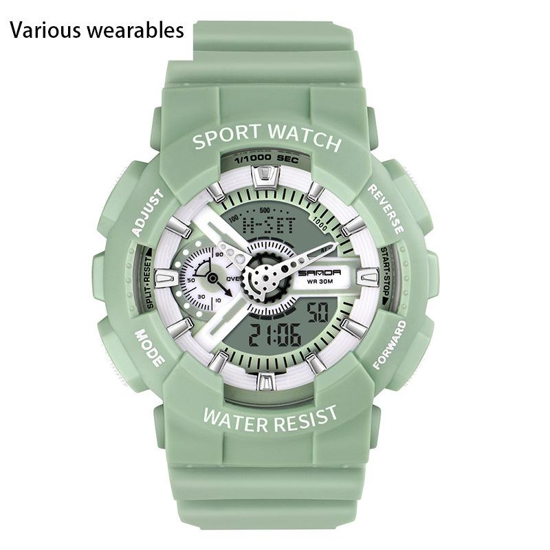 Корейская мода тренд микро бизнес светящиеся электронные спортивные модные студенческие корейские конфеты детские парные часы