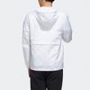 Adidas Neo Brilliant Windbreaker 2 Logo Print Hooded Sports Jacket Men Jackets White GK1512