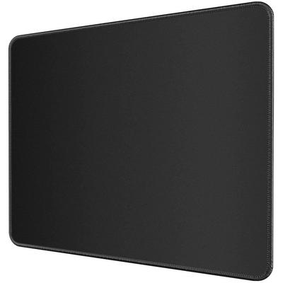 Коврик для мыши CreGear, средний игровой коврик для мыши 320x274x3 мм, игровой рабочий оптический лазерный коврик для мыши, черный, противоскользящий