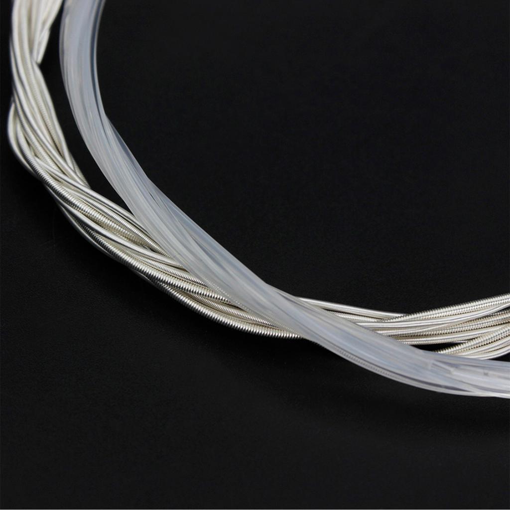 IRIN C670 Acoustic Classical Guitar Strings Nylon Silver Plated Copper Alloy Wound, 6pcs Set (.028 .043)
