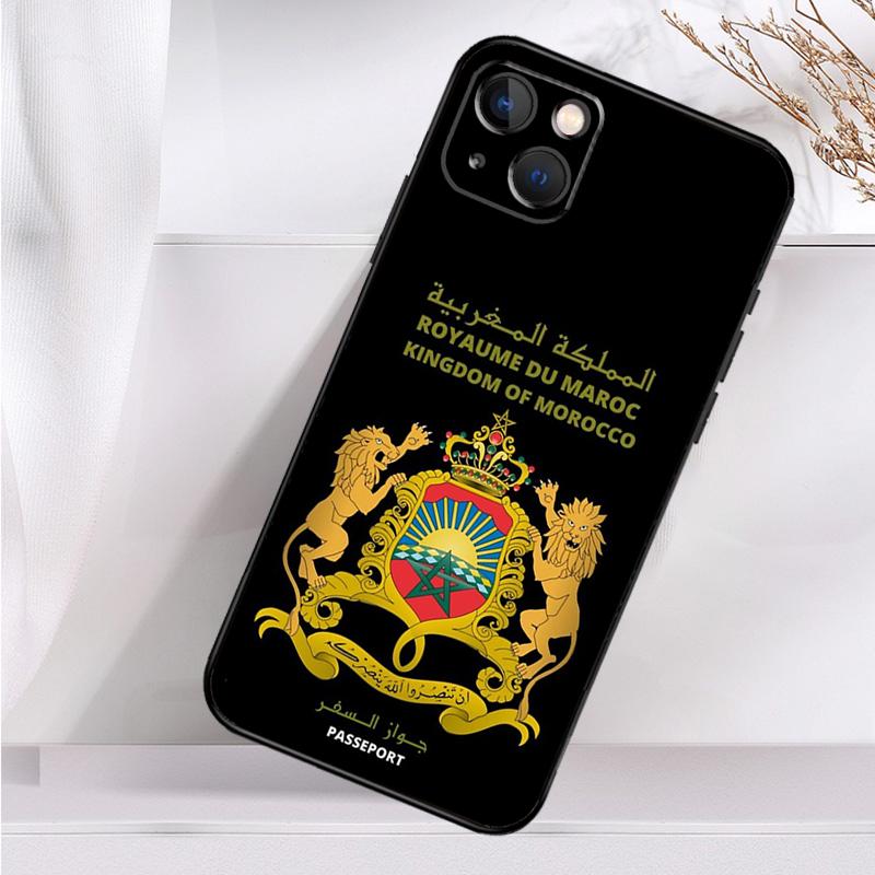 Чехол для телефона Morocco Maroc с марокканским флагом для iPhone 14 13 12 11 16 15 Pro Max Plus Mini 7 8 X XR XS Max, мягкий чехол