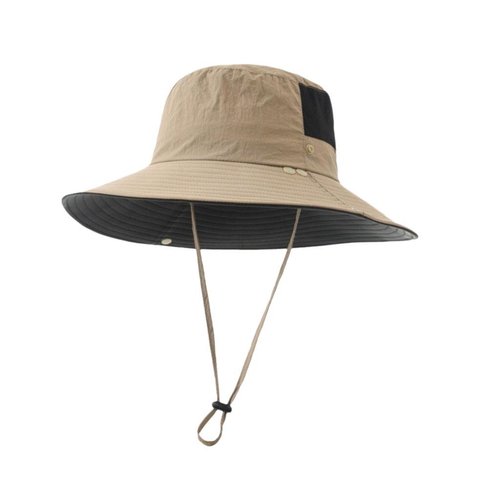 Fashion Quick-drying Bucket Hat Sun Protection Breathable Fishing Hats Anti-UV Camping Hiking Caps Summer