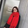 200 * 70cm Thick Solid Color Women'S Cashmere Imitation Scarf For Winter Luxury Women'S Wool Shawl