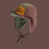 Retro Ear Protection Hat Color Matching Pilot Cap Fashion Warm Hat Autumn Winter