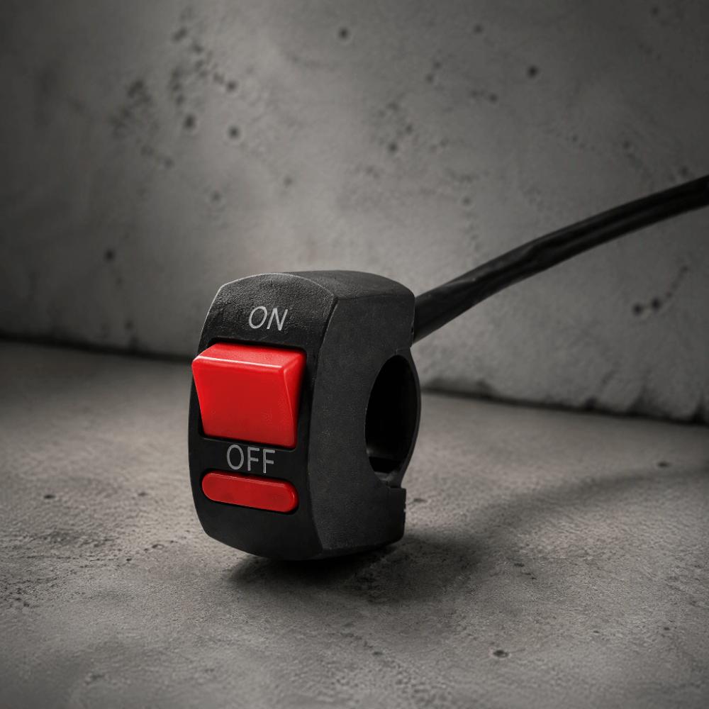 ON/OFF Design Handlebar Mount Switch 22mm(7/8in) Diameter Motorcycle Modified Switch For ATV