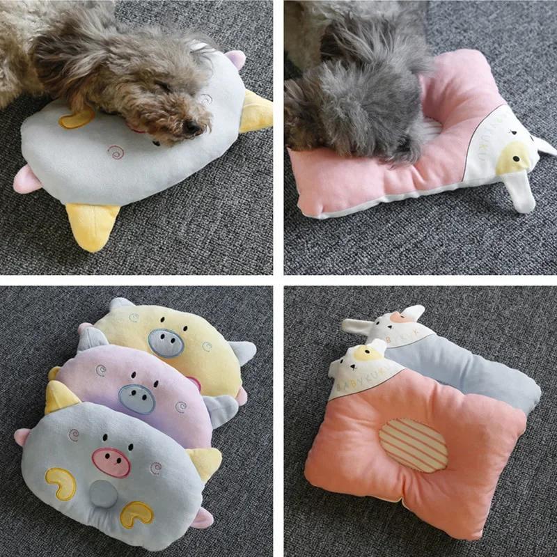 Square Dog Pillow Oval Cat Pillow Sleeping Dog Pillow for Small Dog Washable Cat Mat Cute Sleeping Pet Mat