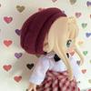New Arrival Doll Beret Hat Fashion Kids Gift New Woolen Hat  1/11 OB11 Dolls/1/12 BJD Dolls