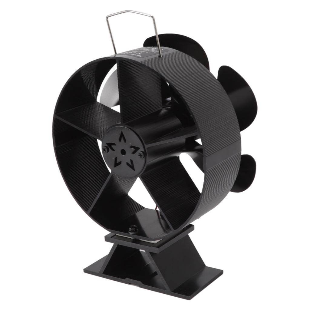 6 Blades Fireplace Fan Thermoelectric Module Wood Stove Fan Heat Powered Wood Burning Air
