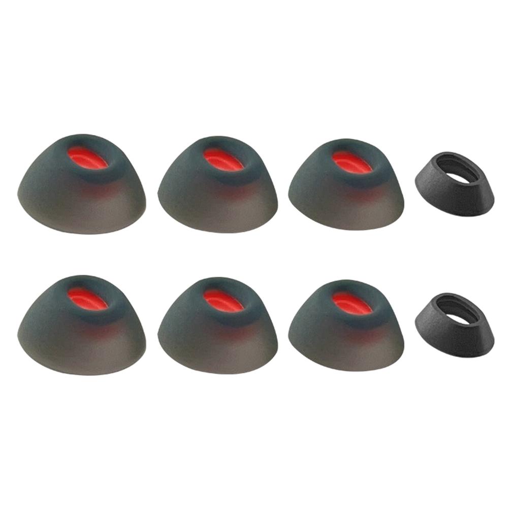 Silicone Ear Tips Earbud Covers for JBL Tune Flex True Wireless Earbuds Comfort Fit Replacement Eartips