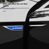 jbvr8 Car Metal Door Side Fender Logo Sticker Emblems Decals For Mitsubishi Outlander Lancer ASX Eclipse Pajero EVO Triton Attrage