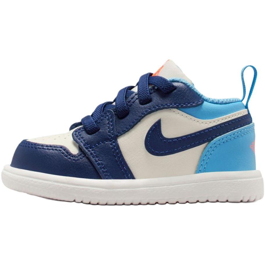 Jordan 1 Low top Toddler Shoes Blue White Infant And Toddler DR9747-149