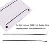 1/2 шт. Резиновая полоска Нижняя крышка корпуса ноутбука Накладка на ножку Для Dell Latitude 7420 7430 Нескользящие бамперные ножки Полоски